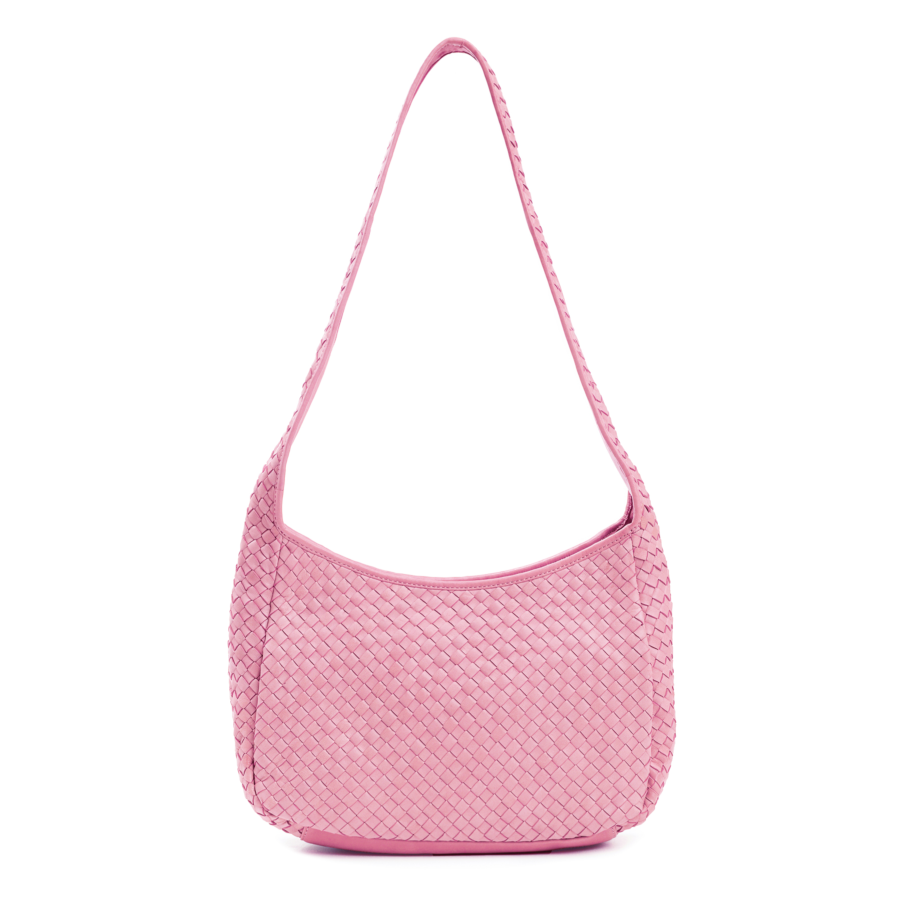 DELIA Coral Woven Handbag — Robert Zur